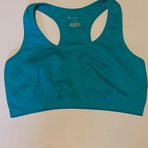 TEK-G turquoise sports bra